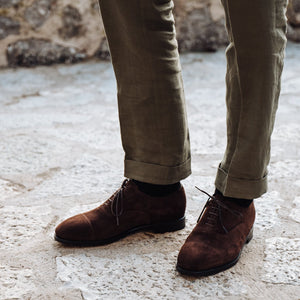 The Oxford - Brown Suede