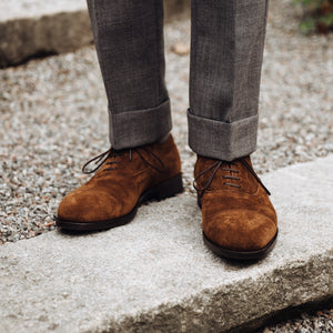 The Oxford - Medium Brown Suede