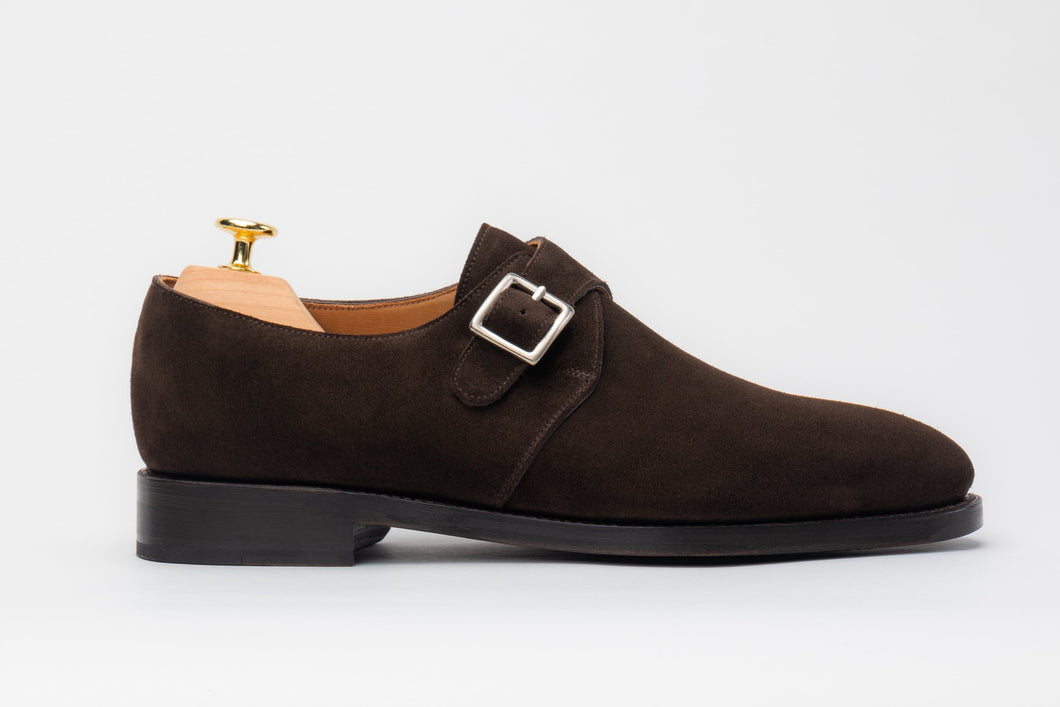 Morjas Single Monkstrap Brown suede