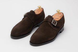 Morjas Single Monkstrap Brown suede