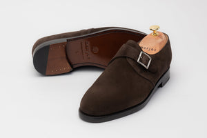 Morjas Single Monkstrap Brown suede