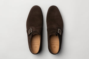 Morjas Single Monkstrap Brown suede