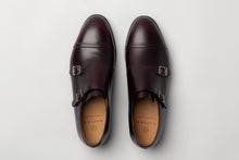 The Double Monkstrap - Burgundy Calf