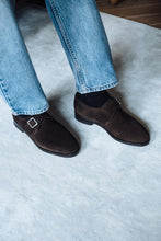 Morjas Single Monkstrap Brown suede