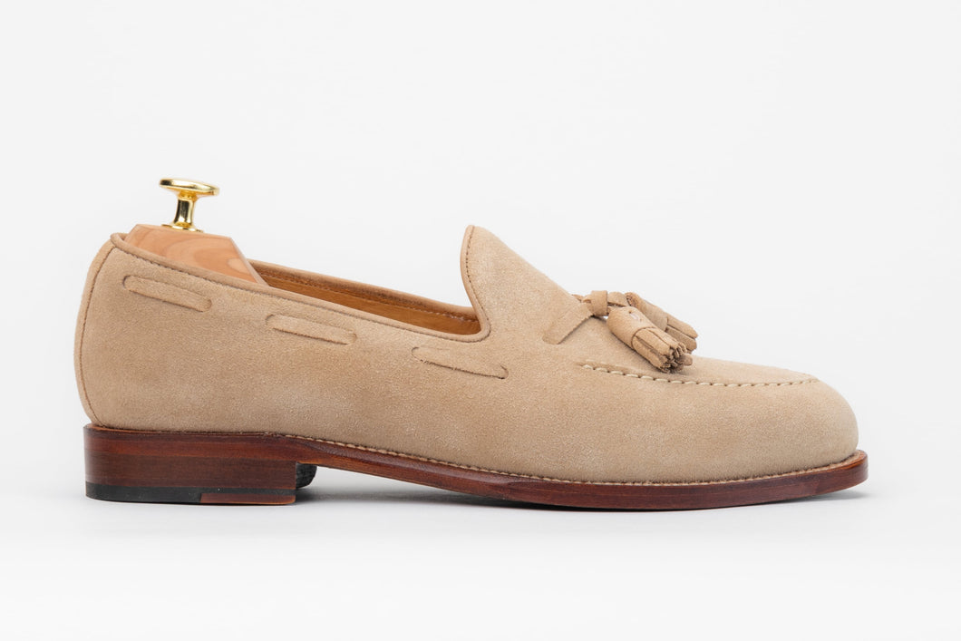 The Tassel Loafer - Sand Suede