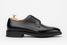 The Plain Toe Blucher - Black Calf Profile