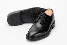 The Plain Toe Blucher - Black Calf Pair