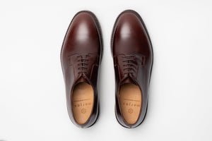 The Plain Toe Blucher - Brown Calf Top