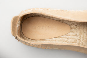 The Espadrille - Cream Suede