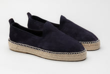 The Espadrille - Navy Suede