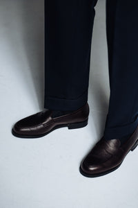 The Penny Loafers - Burgundy Grain Morjas